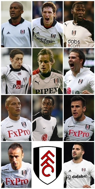 Fulham FC Number Nines
