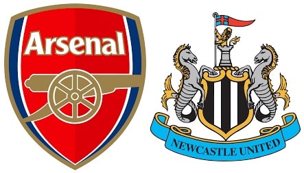 Arsenal and Newcastle United Players