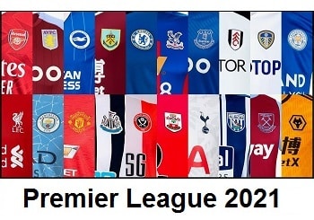 Table premier 2021 league English Premier