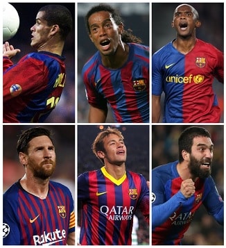 Triplette del Barcellona Champions League