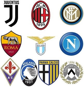 Clubes da Liga dos Campeões da Itália