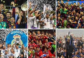UEFA Champions League vinnerliste