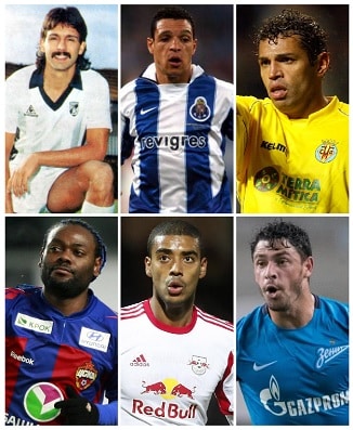 Brazilian Europa League Top Goalscorers