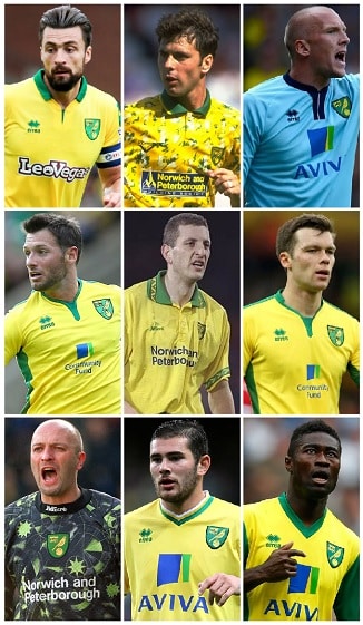 Norwich City PL Appearances