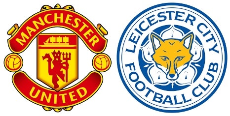 Manchester United and Leicester City Names