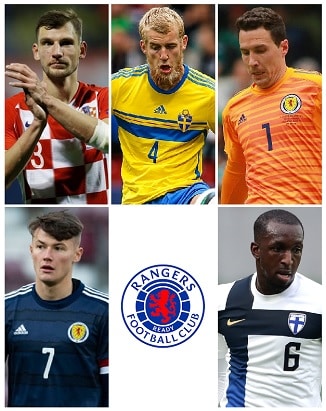 Rangers Players at Euro 2020