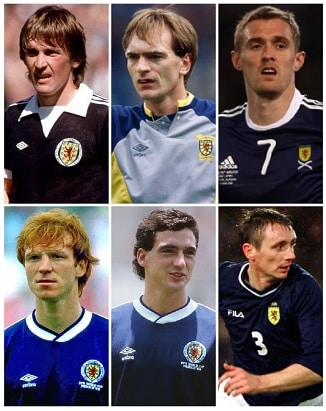 Jogadores com 70 ou mais bonés escoceses