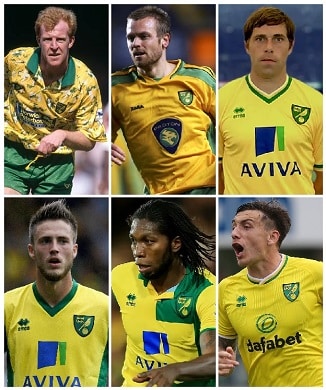 Norwich City Number Nines