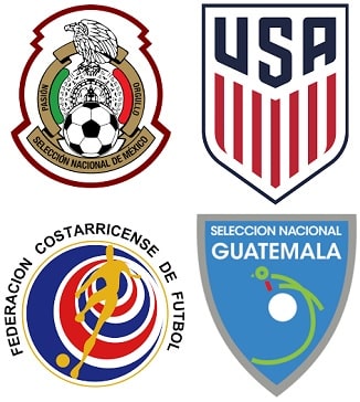 CONCACAF Top Four Finishes