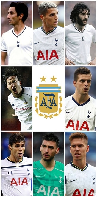 Joueurs argentins de Tottenham Hotspur