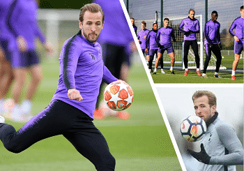Harry Kane Tottenham Training