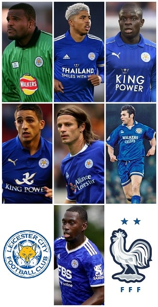 Who are the Frenchmen with Premier League Appearances for Leicester City? 12 image 1