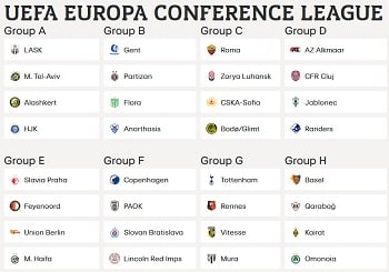 League results conference uefa UEFA Europa