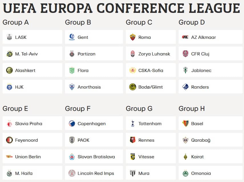 Liga de conferencias europea de la UEFA 2021-22