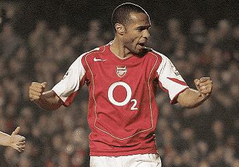 Máximo goleador de la Premier League 2004-05 Thierry Henry