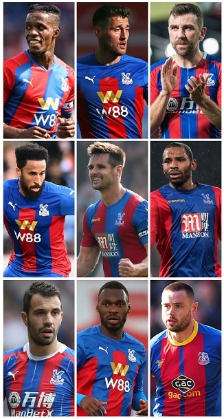 Crystal Palace PL-optredens