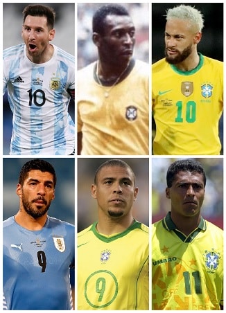 Topscorers uit Zuid-Amerika