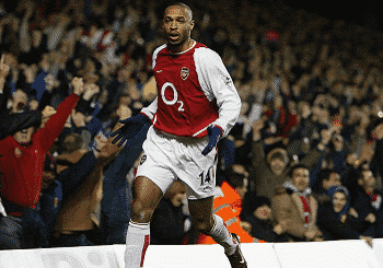 Premier League Top Scorer 2003-04 Thierry Henry