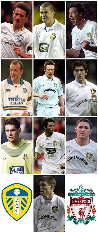 Played for Leeds United & Liverpool