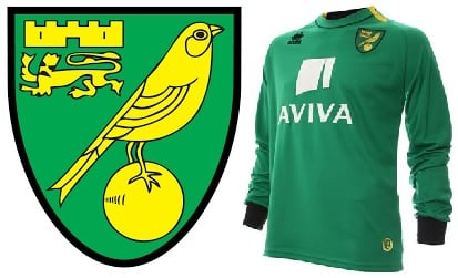 Norwich City Number 1 shirt