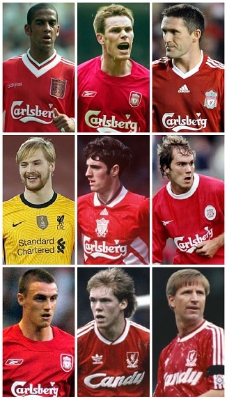 Ír Liverpool játékosok