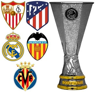 Spanish Clubs Europa League Winnerse