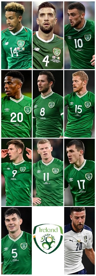 Goleadores de la República de Irlanda 2021