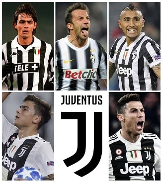 Juventus Bajnokok Ligája mesterhármasok
