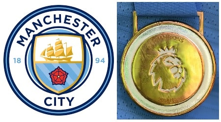 Manchester City Premier League Medal Winners