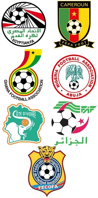 Winnaars Africa Cup of Nations