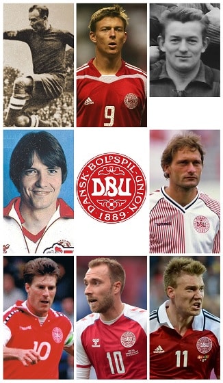 Máximos goleadores de Dinamarca