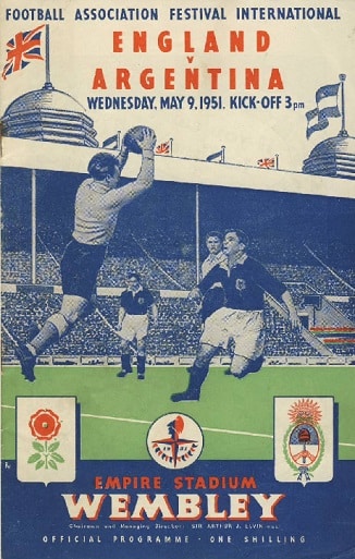 Inglaterra vs Argentina, Wembley 1951