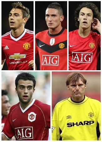 Italian Players with Premier League Appearances for Manchester United