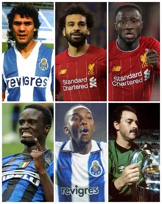 Which players from Algeria, Egypt, Guinea, Kenya, South Africa & Zimbabwe have UEFA Champions League Winners’ Medals? 12 image 3