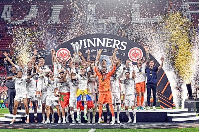 Campeones de la UEFA Europa League 2022 Eintracht Frankfurt