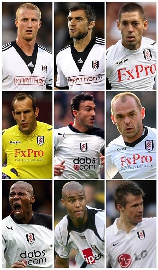 Fulham PL Appearances