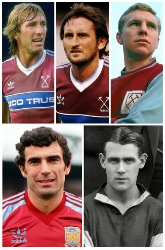 Which Players made over 500 All-Time League Appearances for West Ham United? 11 image 7