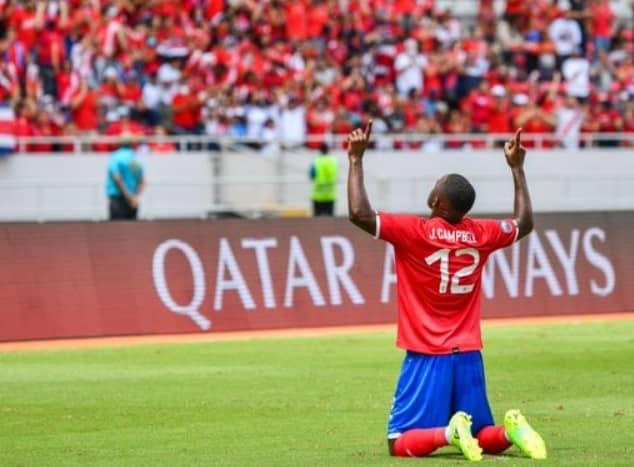 Ex-Gunner Joel Campbell strikes early to send Costa Rica to FIFA World Cup, My Football Facts
