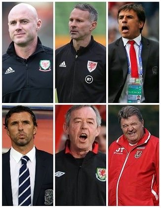 A walesi futballcsapat menedzserei