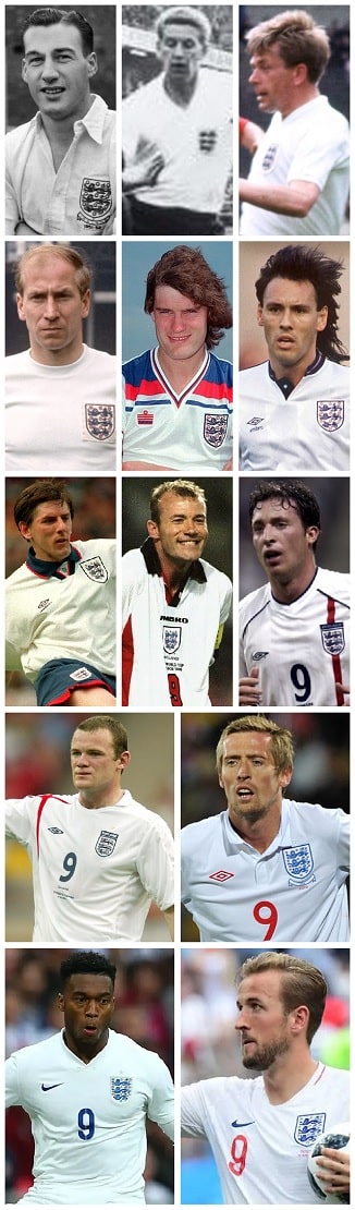 England World Cup Number Nines