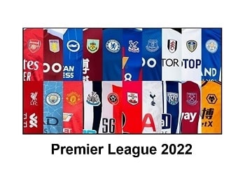 2022 年英超联赛表