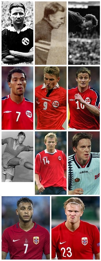 Norway Top Goalscorers
