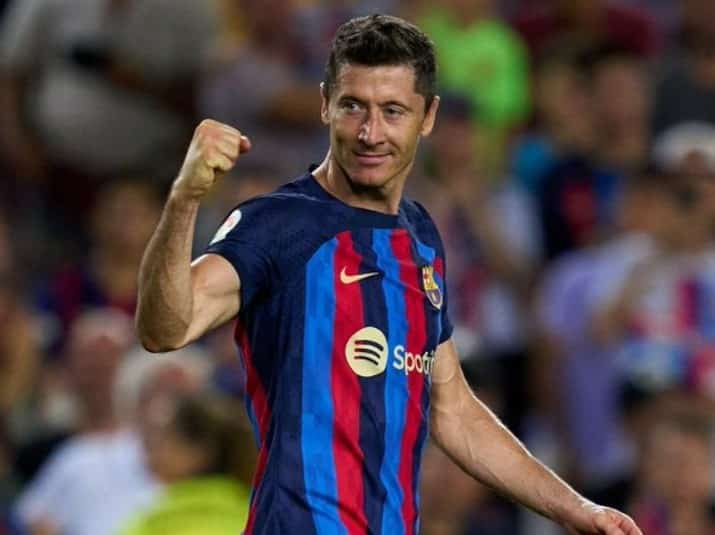 Robert Lewandowski scores a hattrick in Barcelona thrashing of Viktoria Plzen, My Football Facts