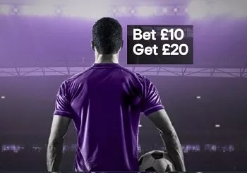 New Customer Offer Premeir League Bet £10 and Get £20 in Free Bets