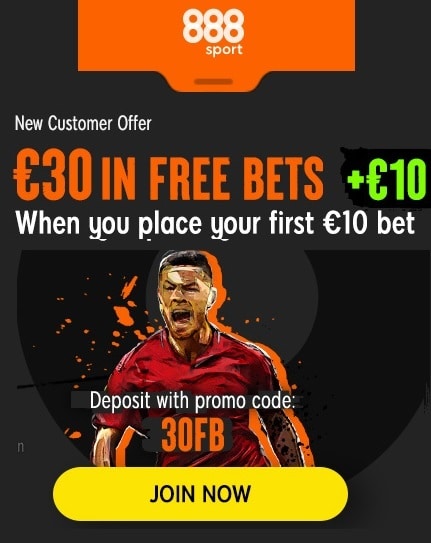 Bet 888 Free Offer 30 pound