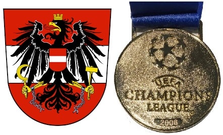 UEFA Champions League Medal Winners from Austria