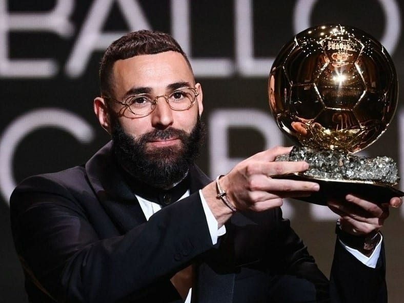 Karim Benzema becomes the first Frenchman since Zinedine Zidane in 1998 to win the Ballon d’Or, My Football Facts