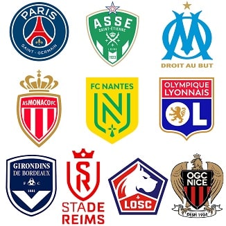Frankrijk Ligue 1 kampioenen