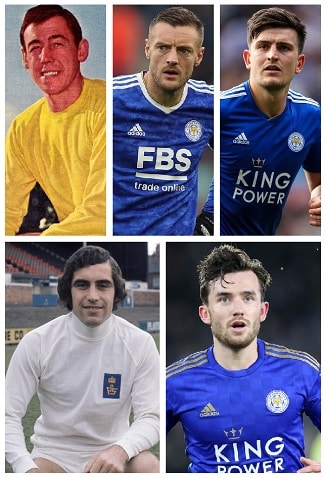 Leicester City-England-Caps