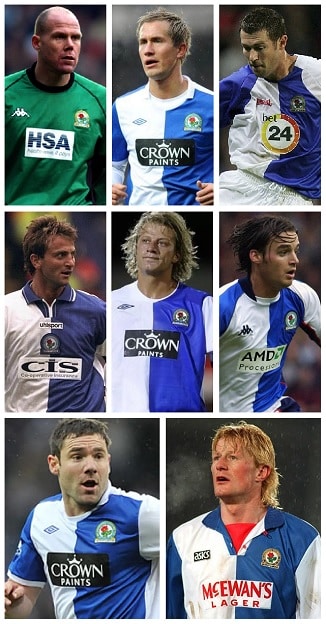 Blackburn Rovers PL Appearances